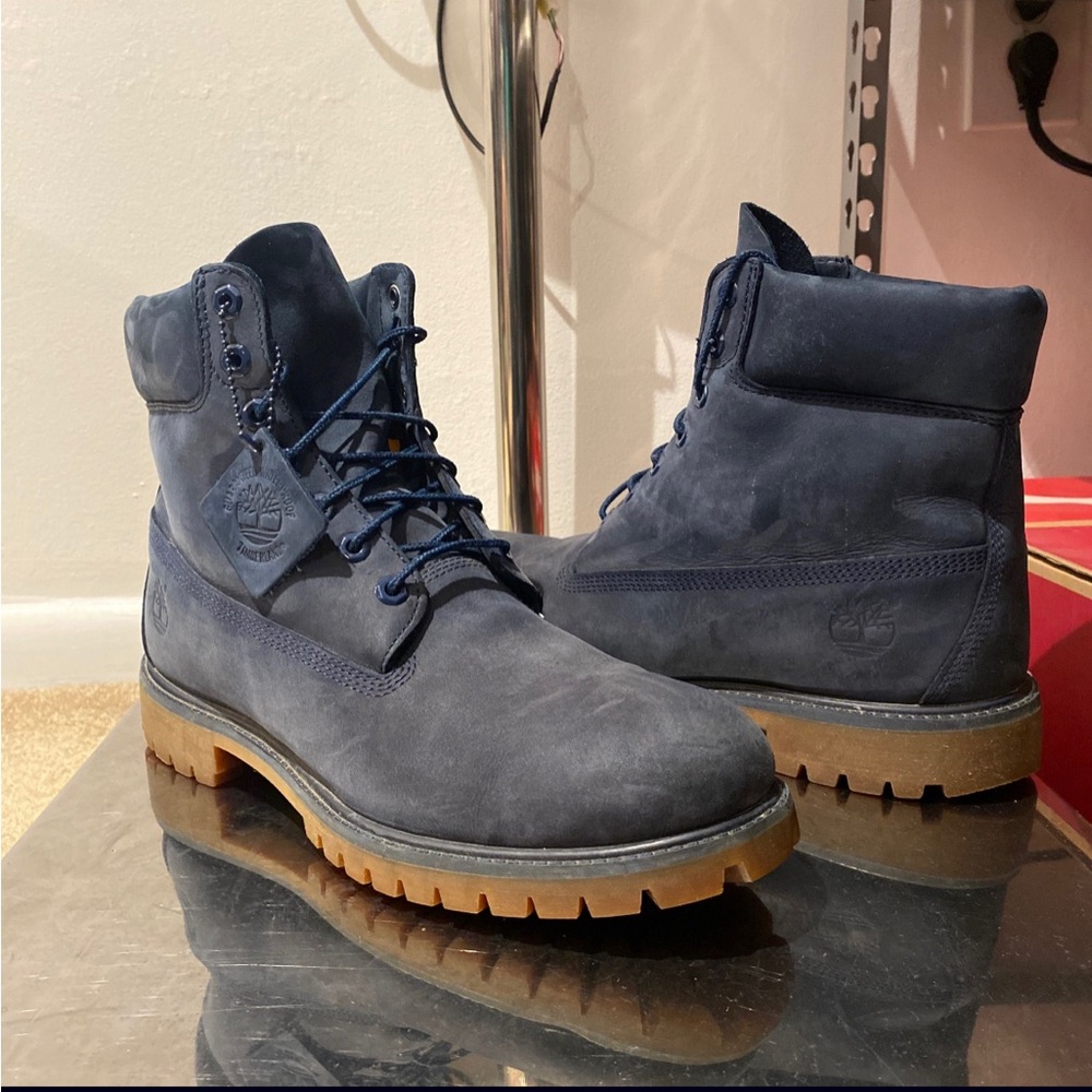 Timberland 6” Premium Boot Navy (Size Men’s 11)
